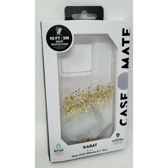 Case-Mate Karat Marble Case for iPhone 13 Pro 6.1" 2021 - Marble Design - Picture 1 of 3